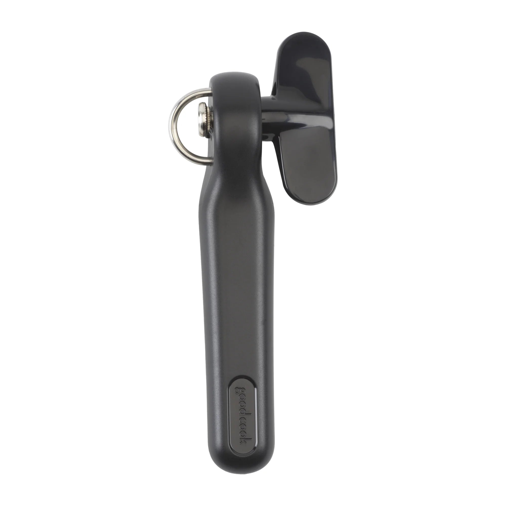 Safe-Cut Manual Can Opener with Stainless Steel Cutting Blade, Black