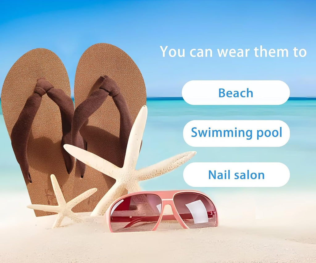 Flip Flops for Women with Arch Support Yoga Mat Comfortable Summer Beach Walking Thong Cushion Sandals Slip on Indoor Outdoor