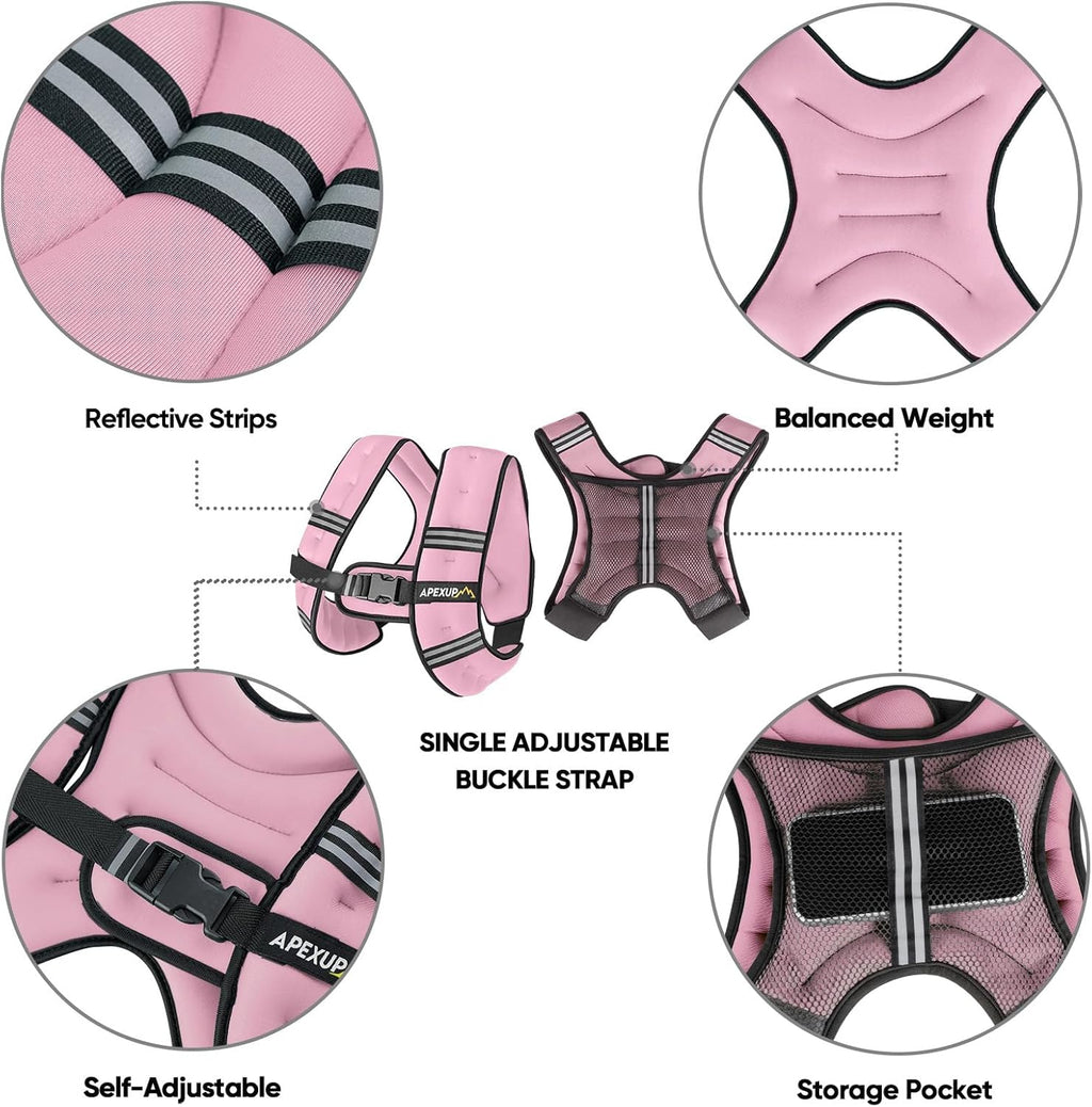 Weighted Vest Men Women, Weight Vest for Women Workout Equipment for Strength Training Running