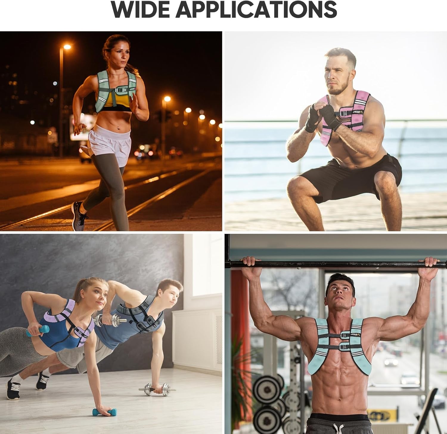 Weighted Vest Men Women, Weight Vest for Women Workout Equipment for Strength Training Running