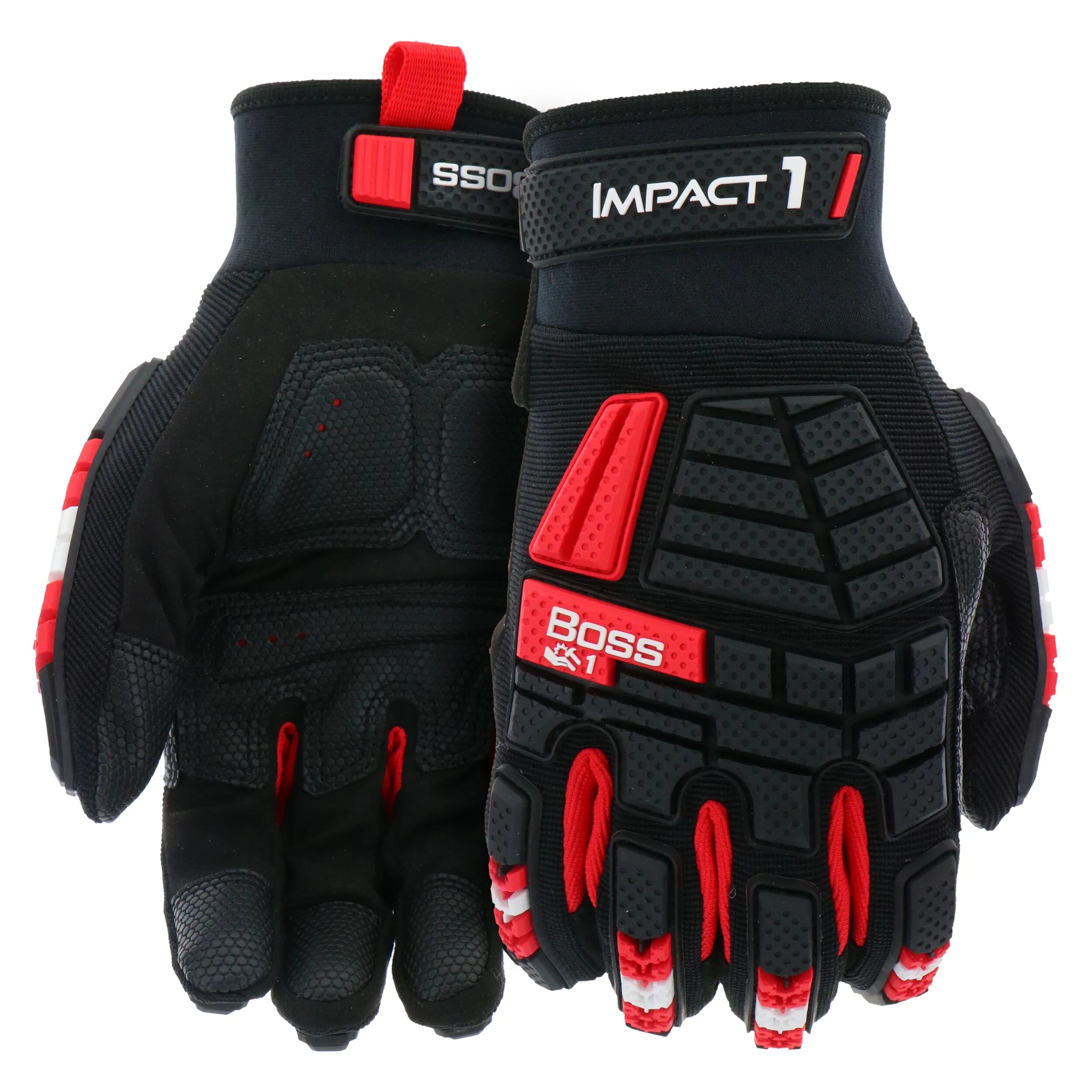 X-Large Black Synthetic Leather Demolition Gloves 1 -Pairs