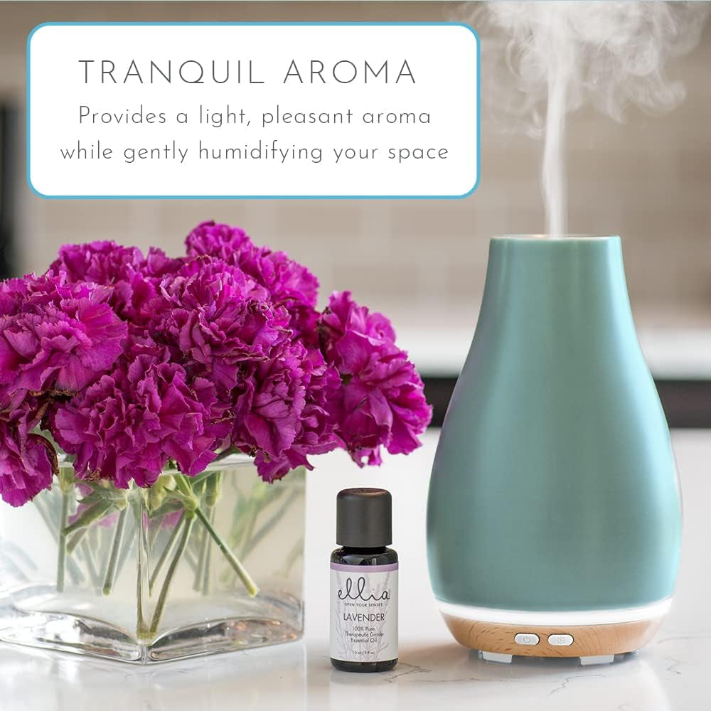 Blossom Essential Oil Aromatherapy Diffuser, Blue