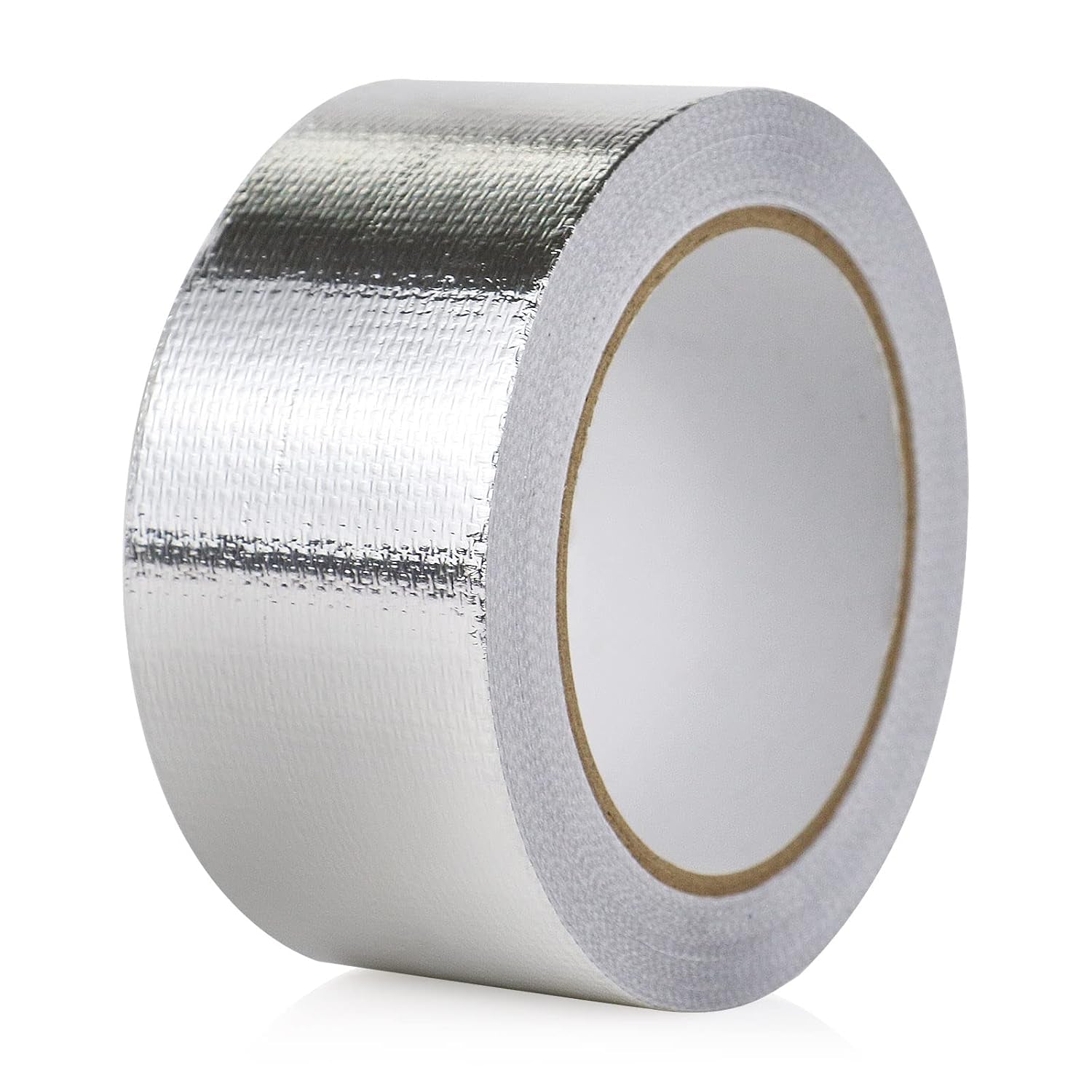 1 Roll Aluminum Foil Heat Shield Cool Tape 2 Inch X 66 Ft Heat Reflective Thermal Barrier Reflective Tape for Hose and Auto Use