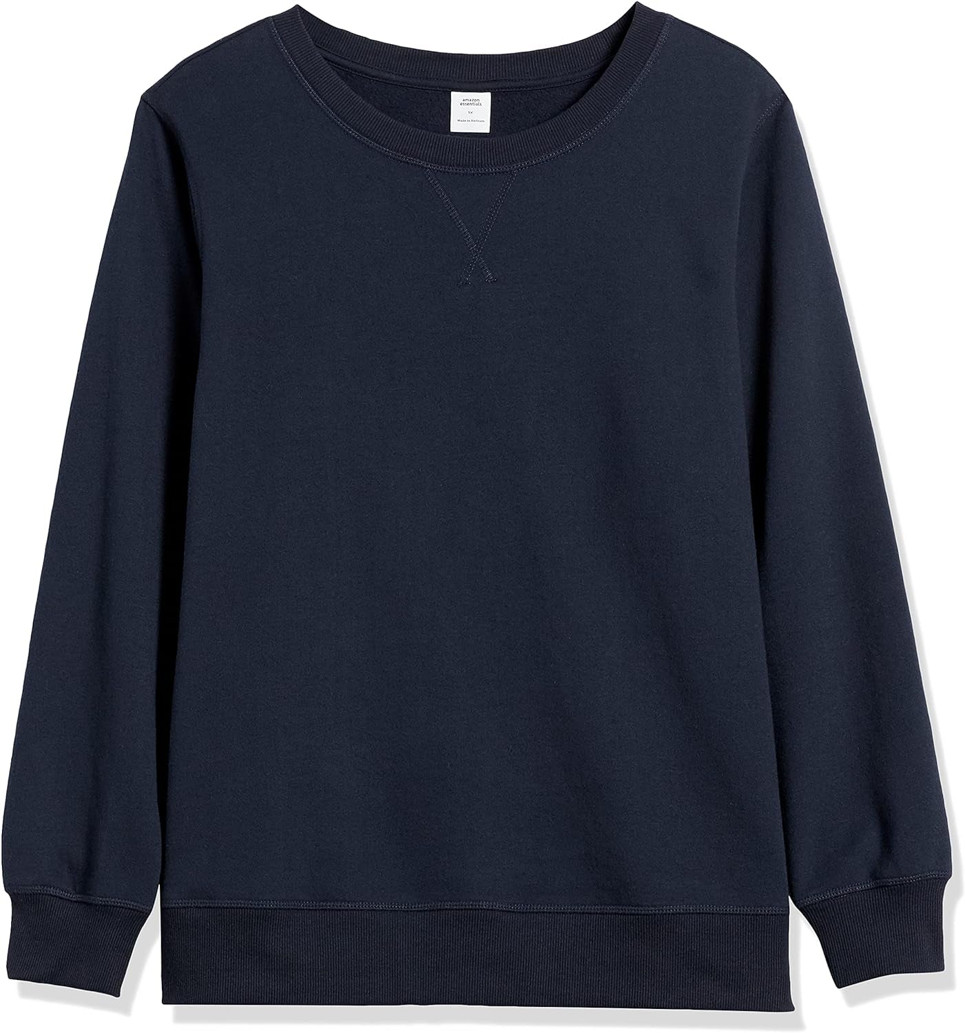 Women'S Fleece Crewneck Long Sleeve Pullover Sweatshirt (Available in plus Size)