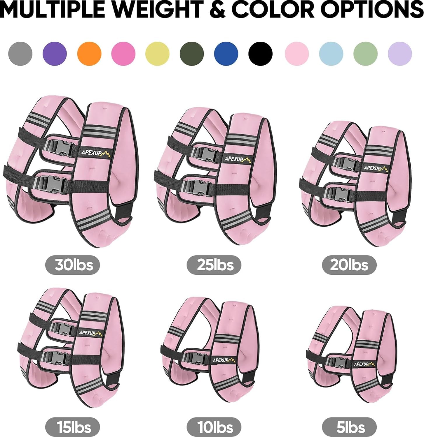 Weighted Vest Men Women, Weight Vest for Women Workout Equipment for Strength Training Running