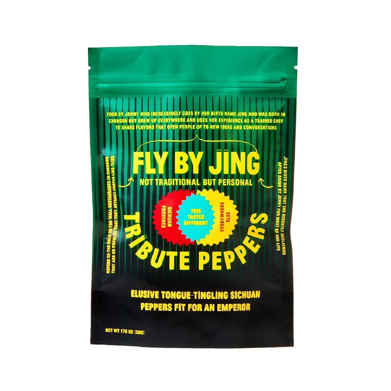 Tribute Pepper, Premium Sichuan Pepper Sourced from Chengdu, Tingly and Numbing W/Floral and Citrus Notes, Make Iconic Dishes like Mapo Tofu and Dan Dan Noodles, Elevate Any Meal (50G)