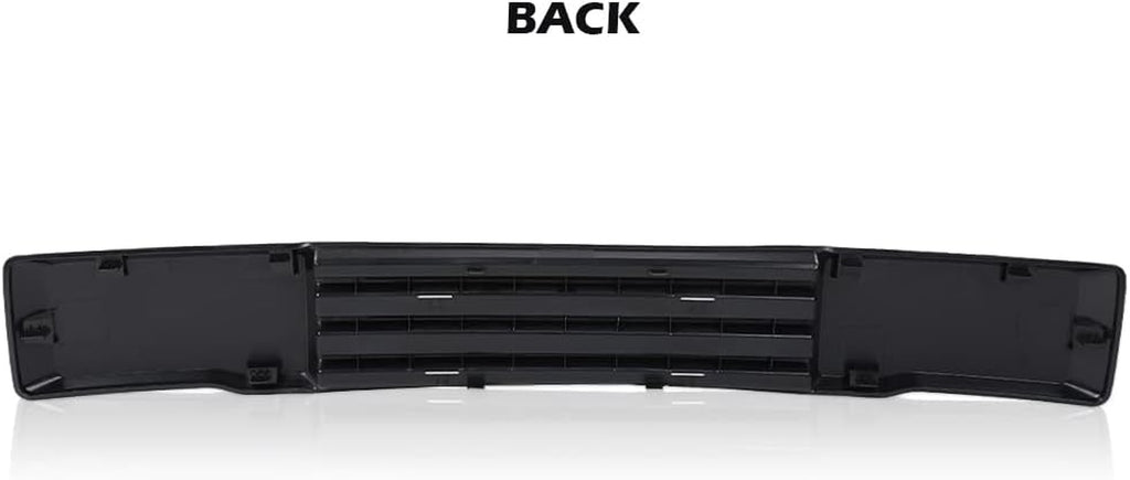 Front Bumper & License Plate Bracket Mount Fascia Cover Compatible with Ford F150 Models W/O Block Heater & W/O Grille Shutters 2015-2017 FL3Z17E810AA, FL3Z17A385A, FL3417N388BB, FL3Z17E810BA