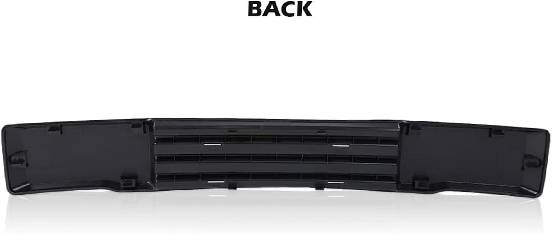 Front Bumper & License Plate Bracket Mount Fascia Cover Compatible with Ford F150 Models W/O Block Heater & W/O Grille Shutters 2015-2017 FL3Z17E810AA, FL3Z17A385A, FL3417N388BB, FL3Z17E810BA