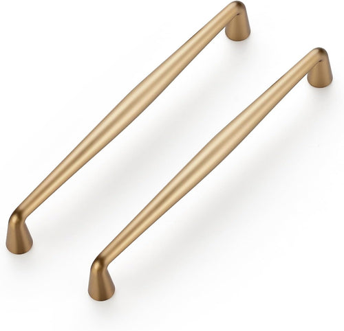 5 Pack 6-1/4 Inch Champagne Bronze Kitchen Cabinet Handles Solid Zinc Alloy Cabinet Pulls Cupboard Hardware Drawer Handles