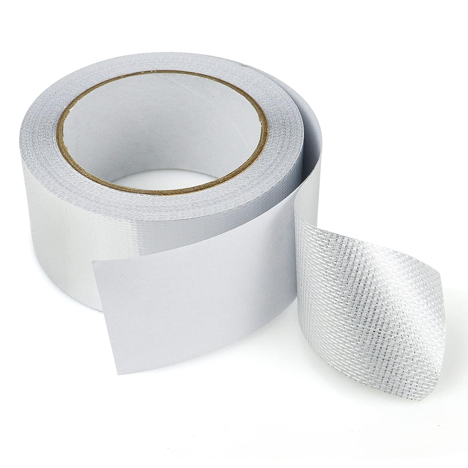 1 Roll Aluminum Foil Heat Shield Cool Tape 2 Inch X 66 Ft Heat Reflective Thermal Barrier Reflective Tape for Hose and Auto Use