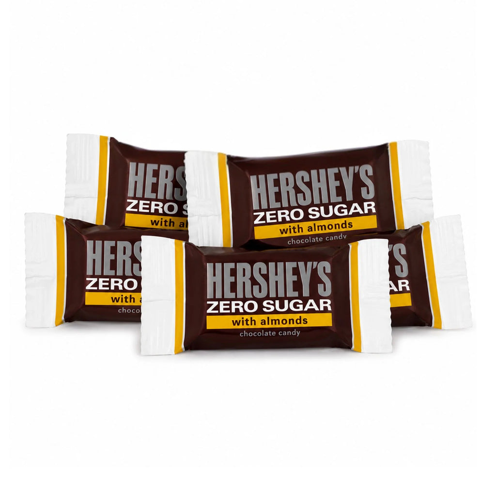Zero Sugar Milk Chocolate with Almonds – Snack Size – Bulk Value Bag