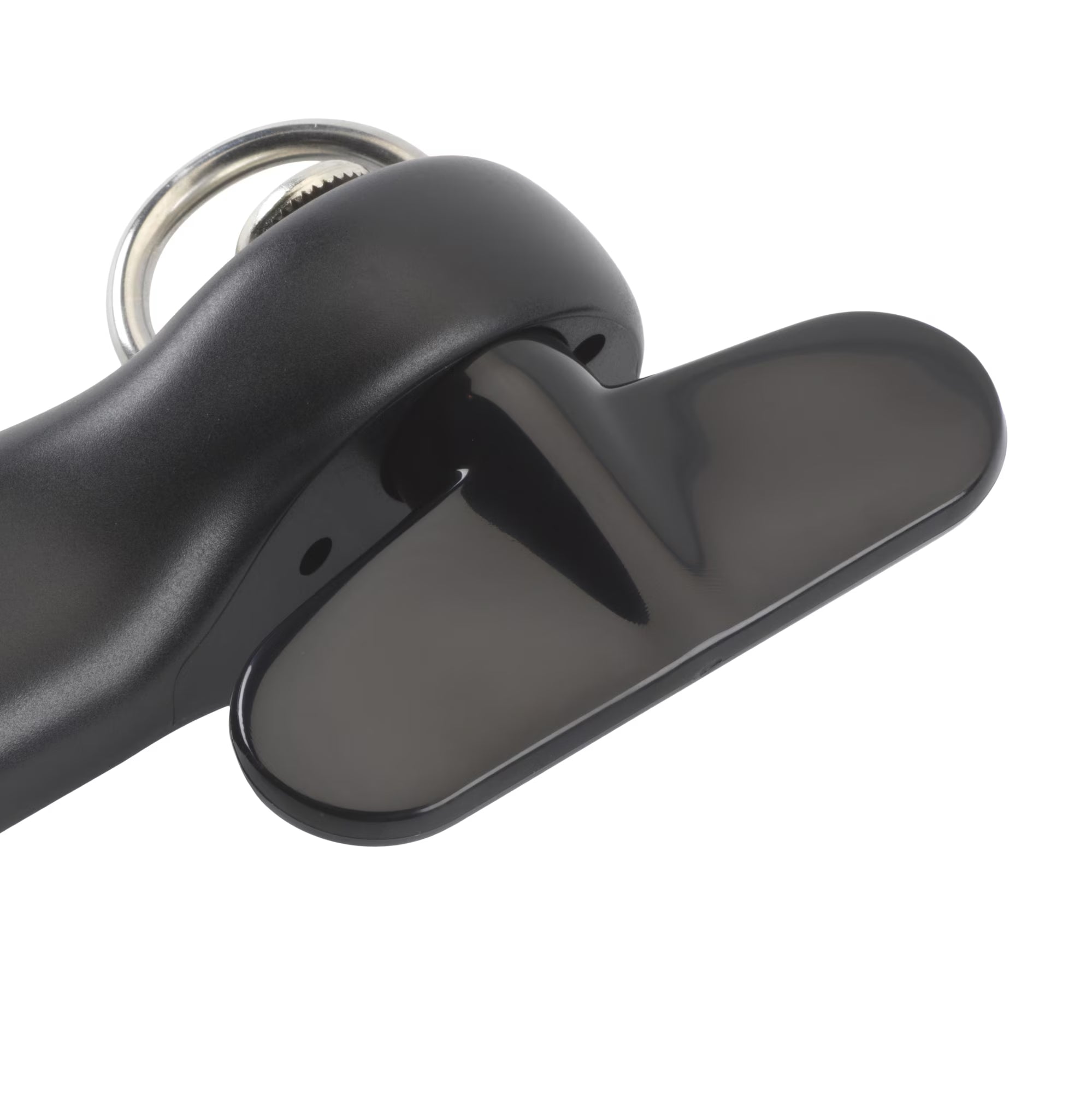 Safe-Cut Manual Can Opener with Stainless Steel Cutting Blade, Black