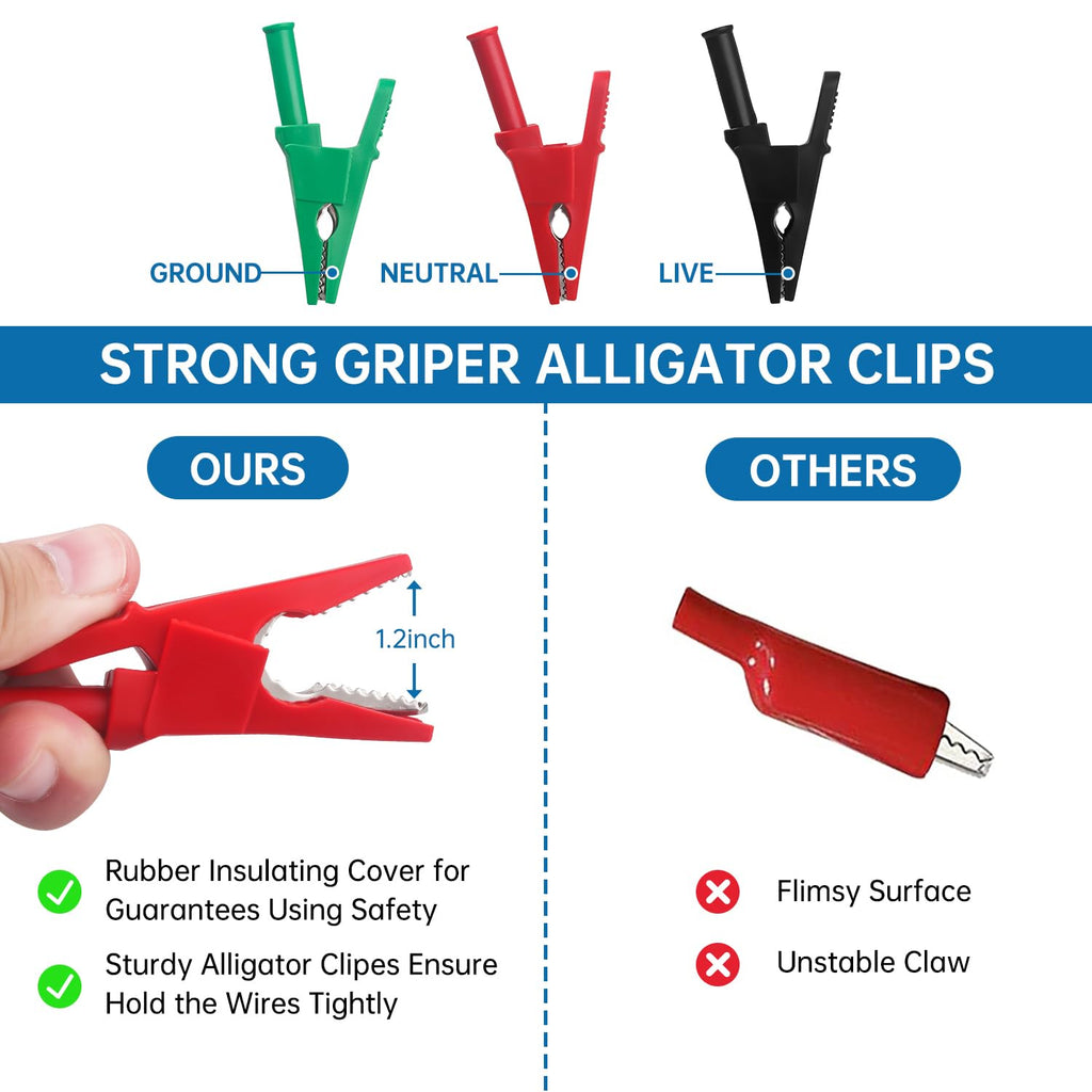 HVAC Adaptor Cord - HVAC Tools for Yellow Jacket 69522 - Compatible with Circuit Breaker Finder Kit Accessory RT250, ET300 ET310